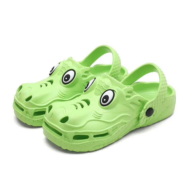 Zuecos de dinosaurios para niños y niñas, sandalias de doble uso