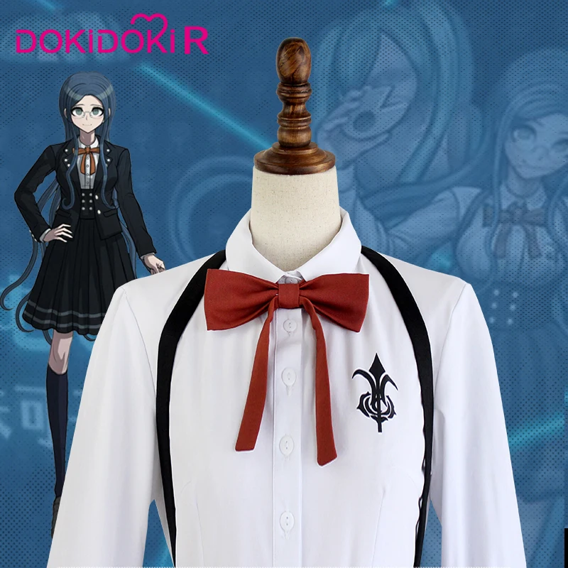 DokiDoki-R игра Danganronpa Косплей Tsumugi Shirogane костюм женщины Хэллоуин Danganronpa V3: Killing Harmony Косплей Костюм