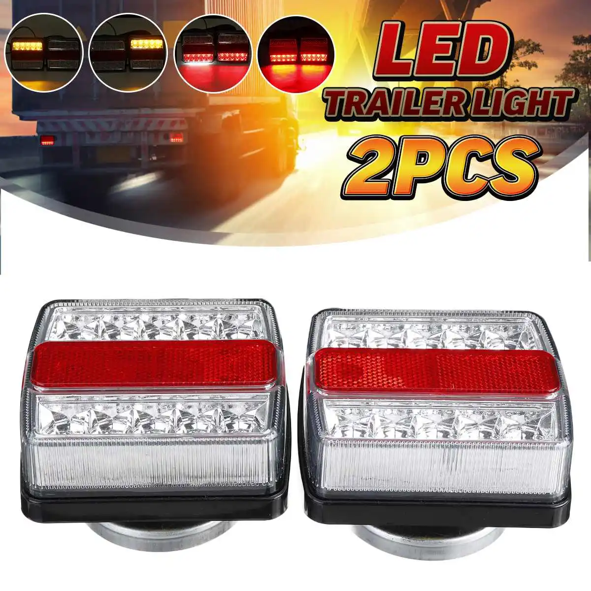 led trailer number plate light
