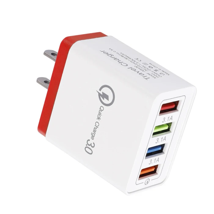 QC 3,0 быстрое зарядное устройство 4 порта usb-хаб адаптеры питания GV99
