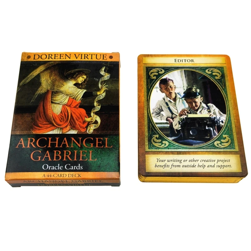 

Archangel Gabriel Oracle Cards Full English 44 Cards Deck Tarot Party Board Game 124F