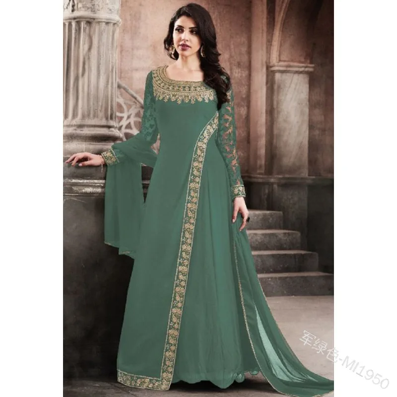Роскошная мусульманская кружевная Абая Макси платье Турецкий хиджаб Vestidos кардиган кимоно длинный халат платья Jubah Ближний Восток ИД Рамадан исламский