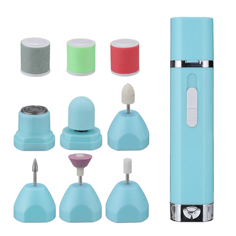 

9 in 1 Manicure Tools Kit Drill Bits Nail Polishing Gel Remove Grinder Electric Nail Files Nail Drill Bit Cutter For Pedicure