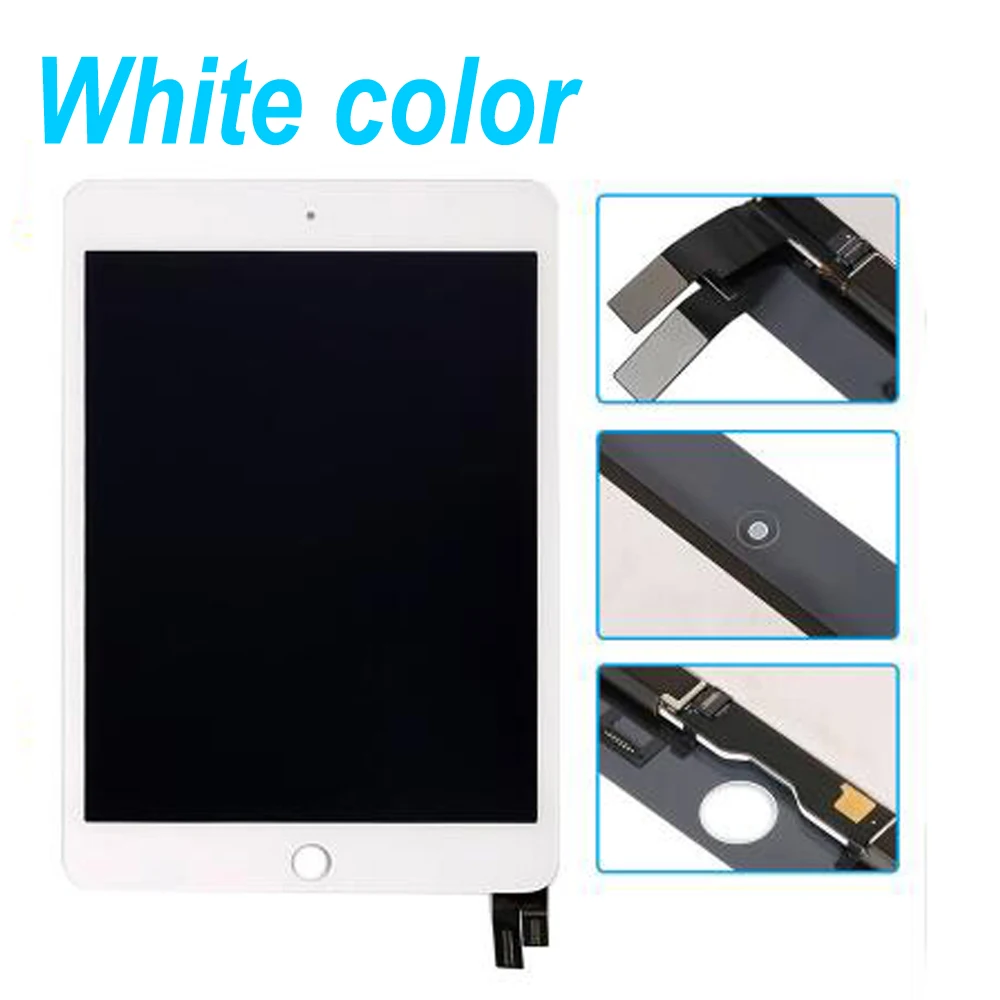 AAA + Lcd s для iPad mini 4 LCD Mini4 A1538 A1550 ЖК дисплей сенсорный экран дигитайзер панель сборка