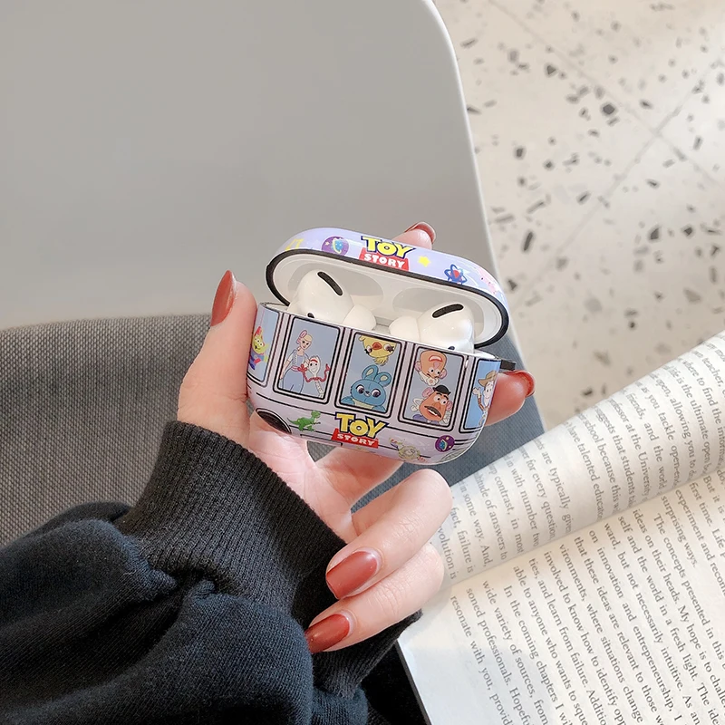 Милый чехол с миньонами для Apple AirPods pro, забавная история игрушек мультфильма Duffy bear, защитный чехол для наушников с брелоком, аксессуары