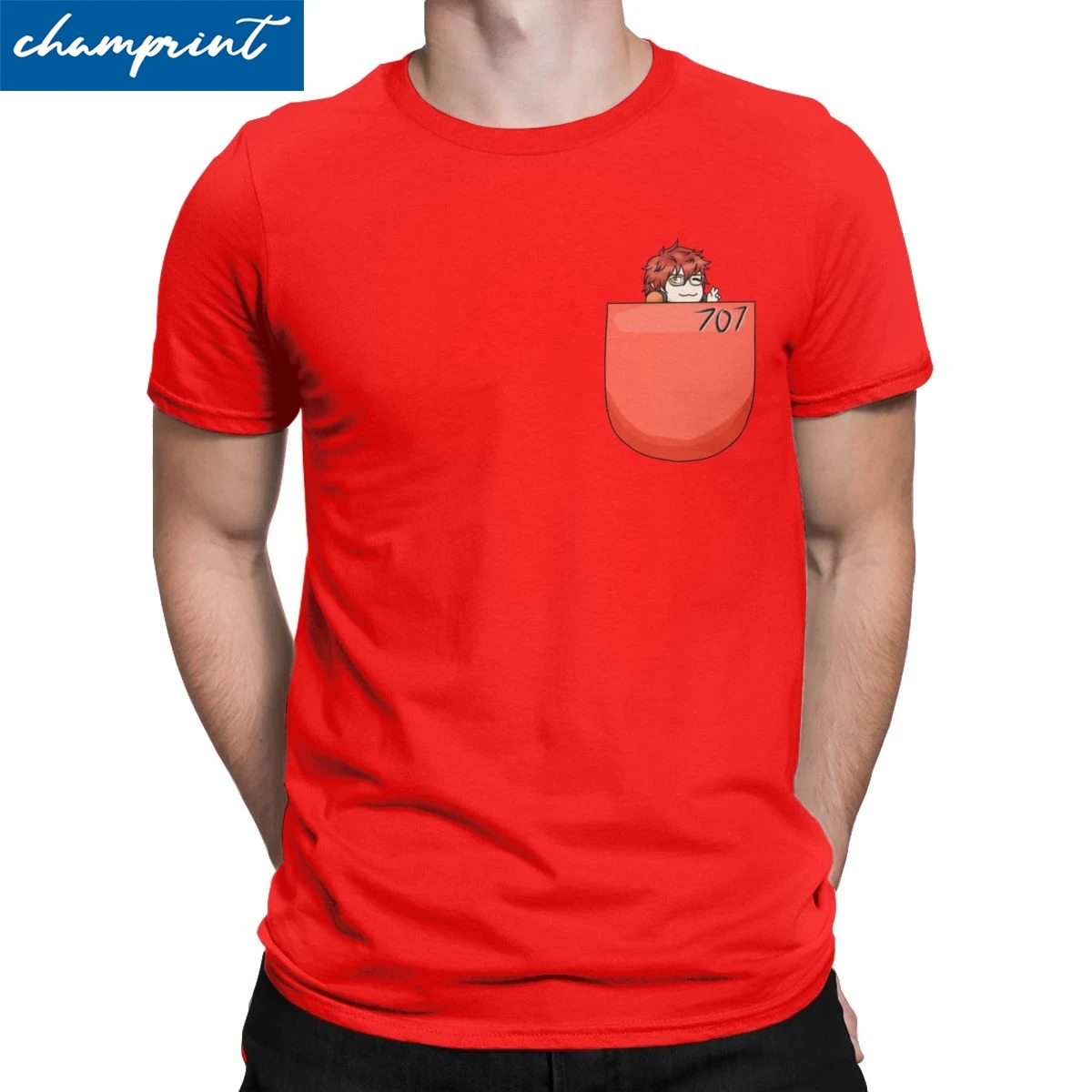 Pocket Pal 707 T shirt Pria Mystic 