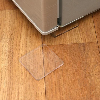 

4 Pcs Washing Machine Refrigerator Table Cabinet Chair Cushion Shock Proof Pads Transparent Furniture Pad Refrigeration Repair