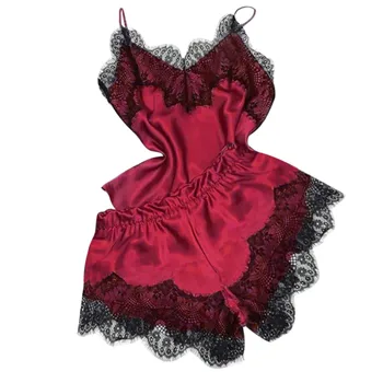 

pyjamas women Fashion Sexy Lingerir Lace Erotic Suit Sleepwear Lingerie Temptation Babydoll Underwear Nightdress pijama feminino