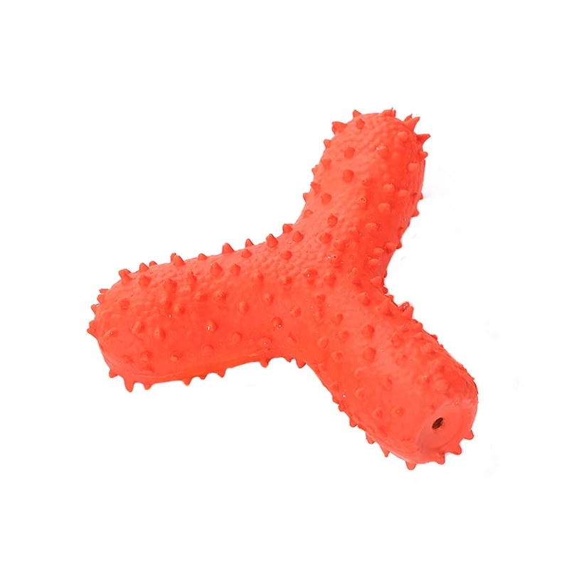 Y shape 1 шт. игрушка для домашних животных цветная Красивая латексная жевательная игрушка для собак кость/гантель/квадрат/Y Форма игрушка для домашних животных для собак и кошек чистка зубов - Цвет: Y shape