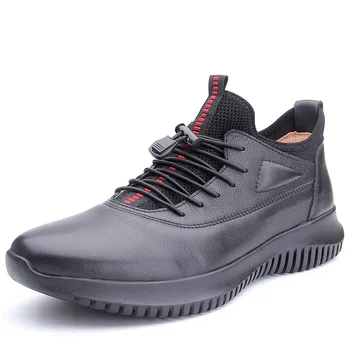 

mens casual leather shoes autumn winter men casual natural leather loafers designer shoes men high quality all-match cowhide