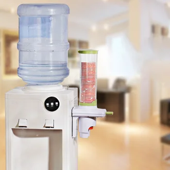 

Multi-Functional Anti Dust Paper Cup Dispenser Plastic Holder Water Dispenser Disposable Cups Rack Holder