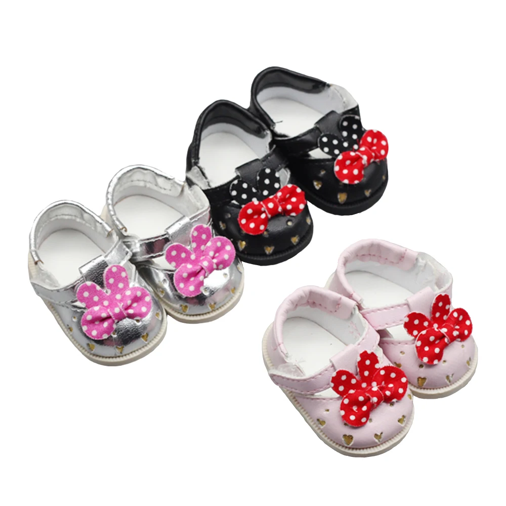 Doll Shoes Doll Accessories 1Pair Hot Dolls shoes For 1/4 16 inch salon baby shoes 6.5*2.8cm