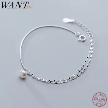 

WANTME Trend Snake Bone Chain Multilayer Pave Black CZ Charm Bracelet for Women Genuine 925 Sterling Silver Jewelry Accessories