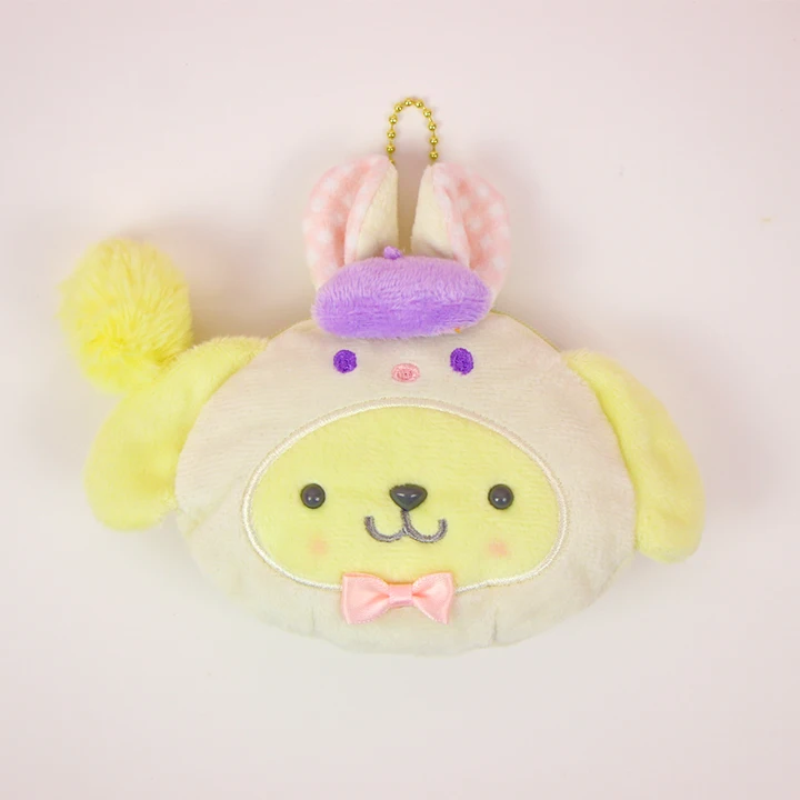 Sanrio, Hello Kitty My Melody Cinnamoroll Марка pom-Pom Purin мультфильм плюшевые сумки для монет Милая цепочка для ключей бумажник сумка для девочек Подарки