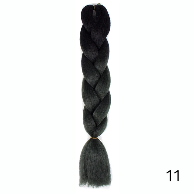 Hair Braid Synthetic Jumbo False Braid Pre Stretched Afro Wholesale Ombre Braiding Hair Extensions  Color Dreadlocks #22