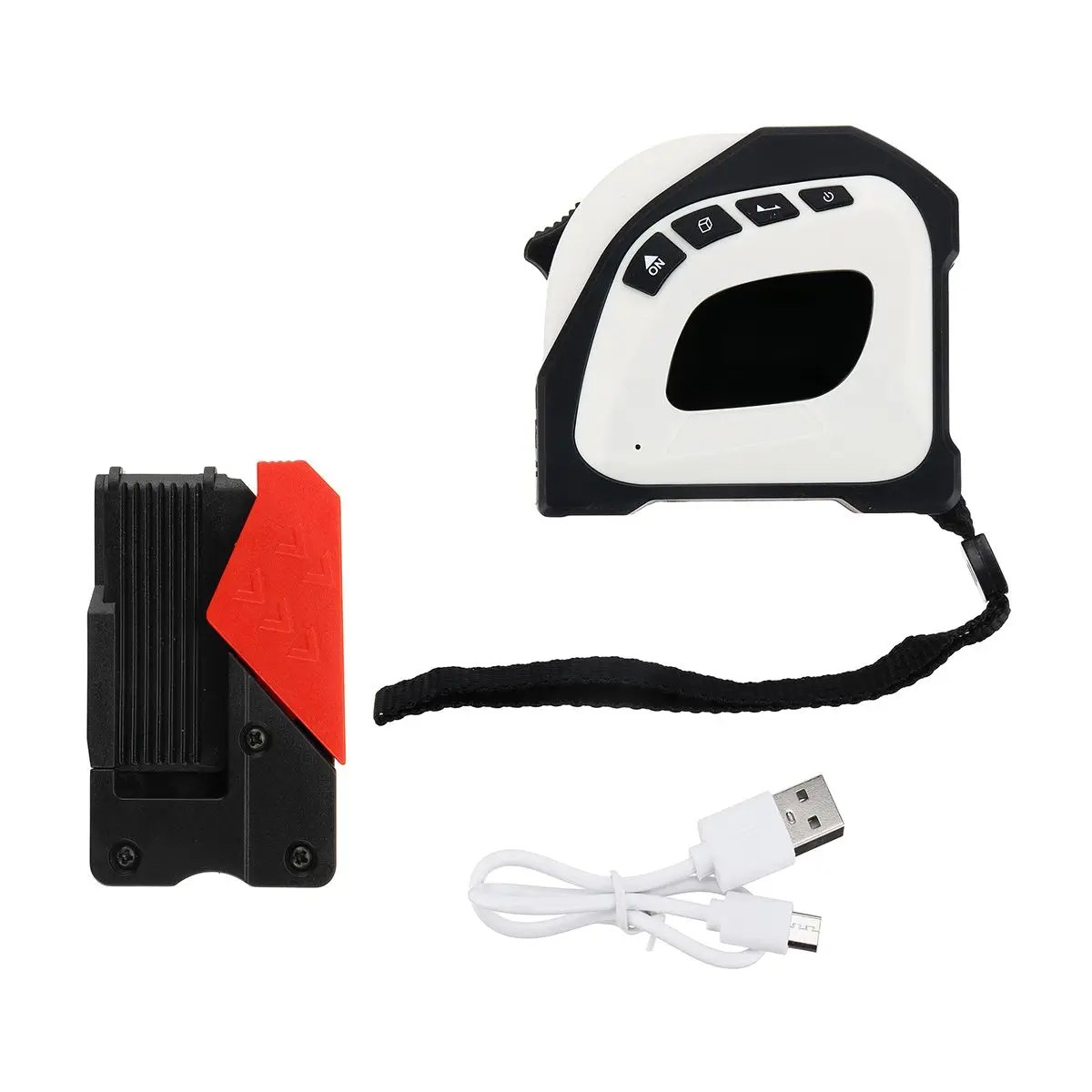

ZEAST 40+5M Laser Rangefinder Ruler 2 in 1 LED Digital Tape Range Finder Measure Distance Gauging Built-in Lithium-ion Battery