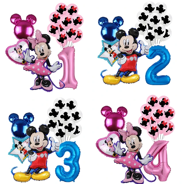 1 set di topolino serie tema palloncino decorazione festa di