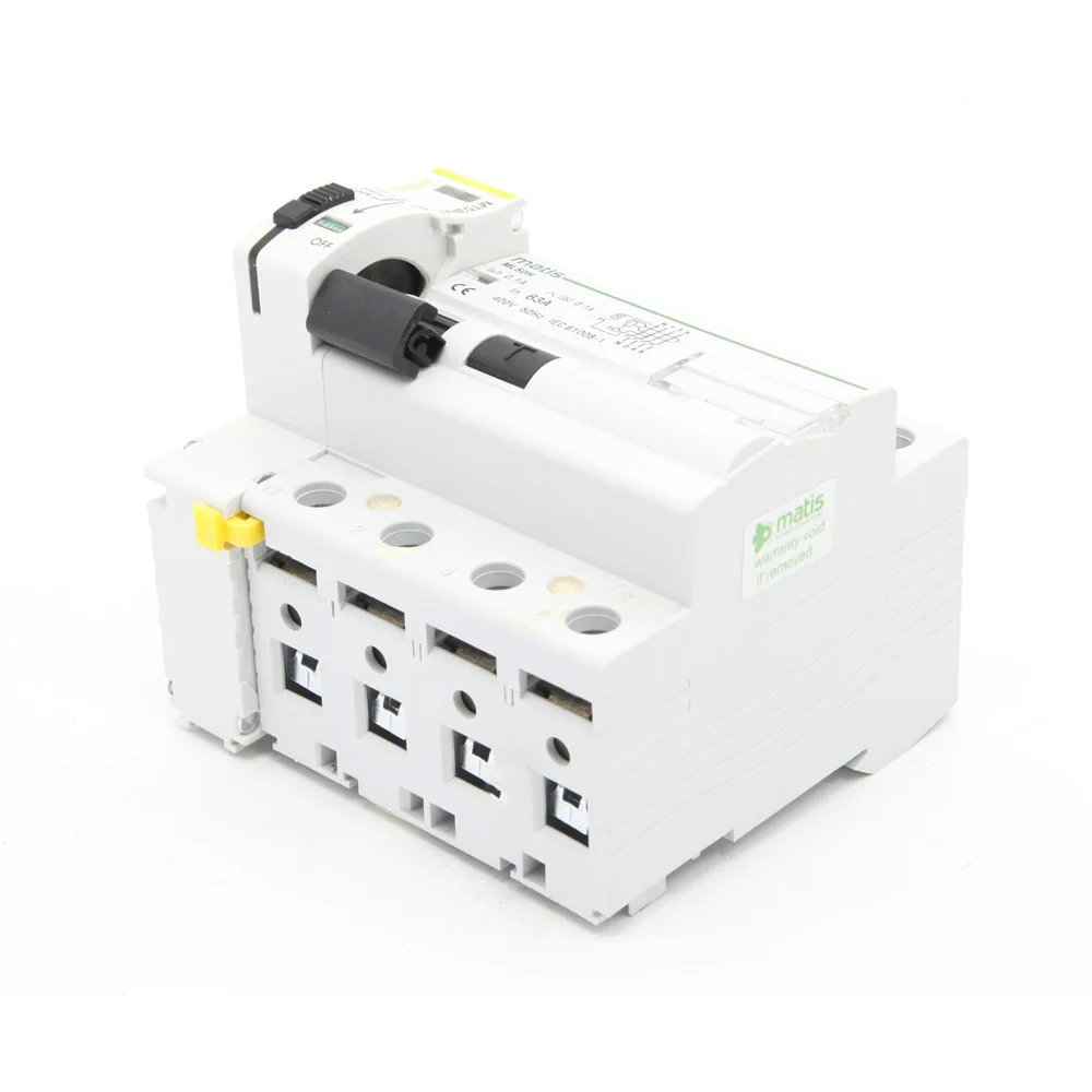 Matismart MT53RA 4P RCCB 63A 100ma recluser с дистанционным сухим контактом