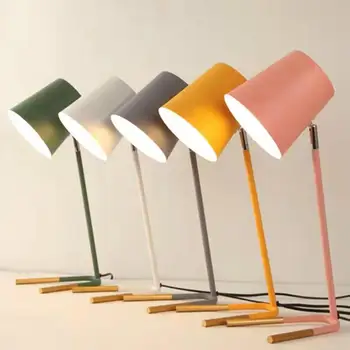 

Nordic Modern Minimalist Table Lamp Bedroom Bedside Lamp Study LED Rotatable Table Light LED Learning Eye Desk Lamp WF109