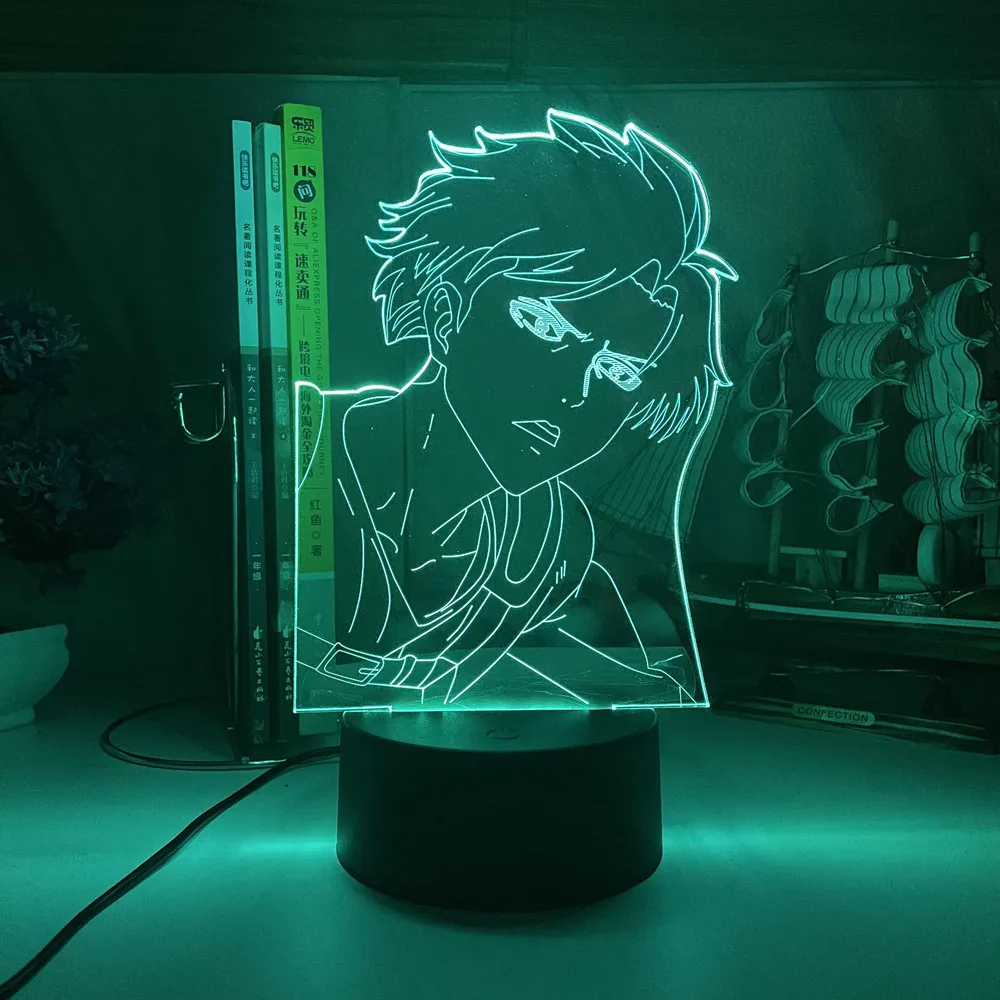 Ataque em Titã o Titã Blindado para Decoração do Quarto Presente de Aniversário Ataque em Titã Anime Manga Night Light 3d Luz Led 5 Computers & Electronics