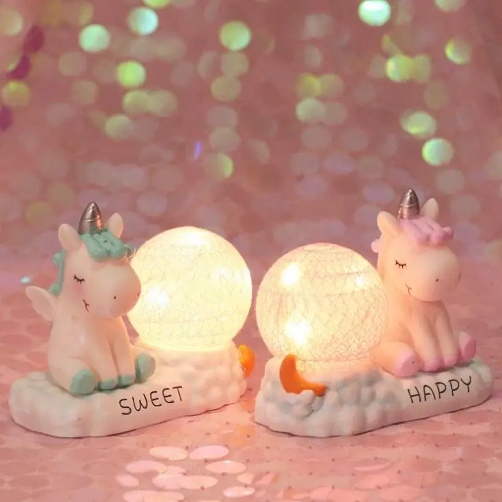 

LED night light home room decoration lamp with colored lights and wall lamps