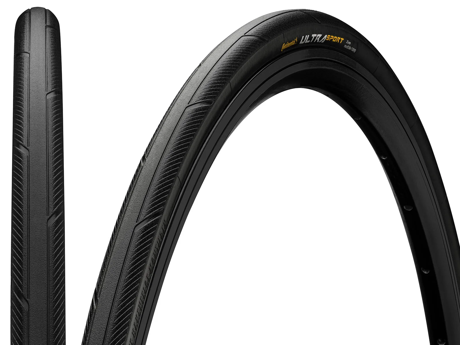 Покрышка Continental Ultra Sport III 23-622 700 x 23C чёр./чёр. PureGrip Compound – Performance 3/180 TPI E25 SL | Спорт и