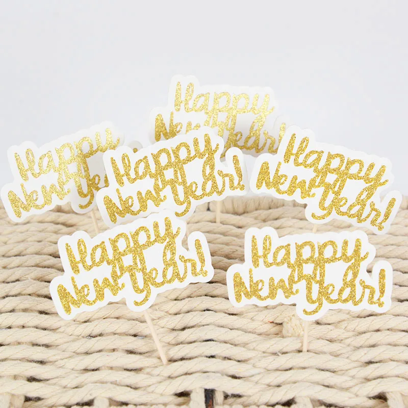 Happy New Year Decorations 2022 Christmas Balloons Decor Gold Black Disposable Tableware For Home New Year's Eve Party Ornaments