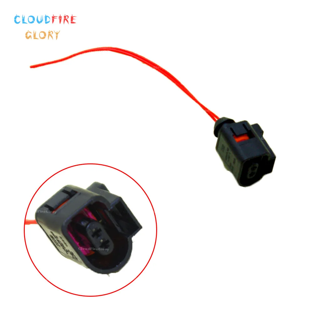 Штепсельная Вилка CloudFireGlory 1j097372 1J0 973 702 2 Pin для VolksWagen Jetta 2013 Audi A3 2011 2012 A4|Датчик