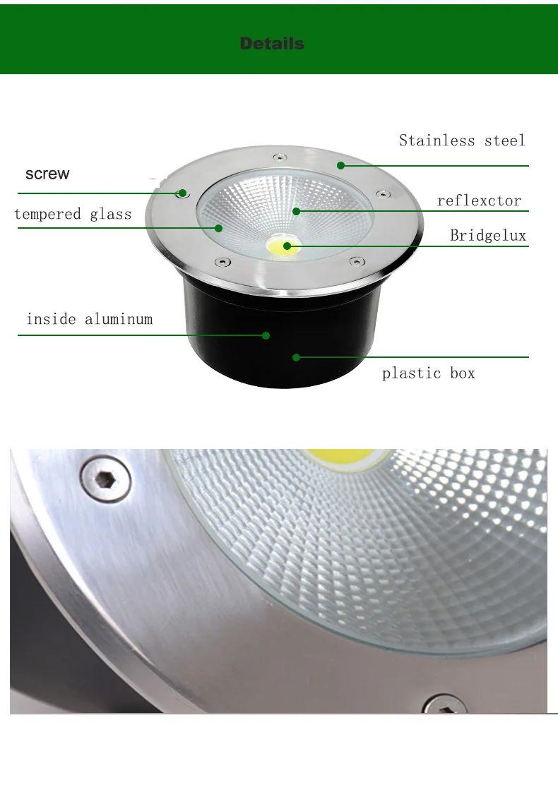 Waterproof LED Garden Buried AC110v 220v Outdoor Recessed Deck Light Underground Lamp Sidewalk DC12V garden decoration lamps led underground light led deck lights