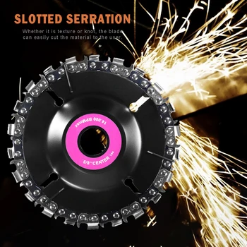 

4 Inch Chain 22 Tooth Fine Cutting Chain Disc Set for 100/115 Angle Grinder