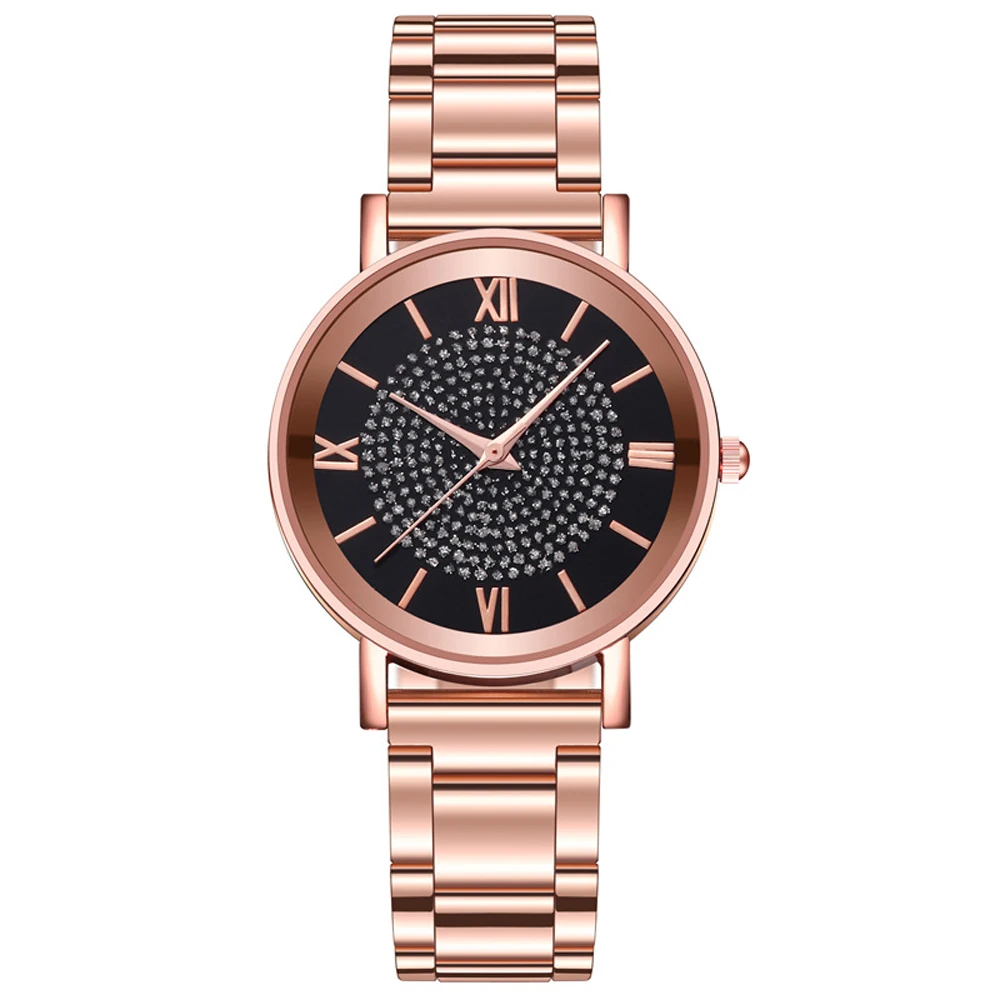 Frauen Uhren 2020 Luxus Diamant Rose Gold Damen Handgelenk Uhren Magnetische Frauen Armband Uhr Für Weibliche Uhr Relogio feminino