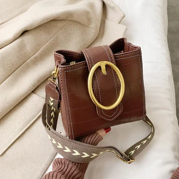 

RoyaDong Women Messenger Bags Fashion Stone Pu Leather Crossbody Bags For Women 2019 Designer Shoulder Bag Lady Handbags Girls