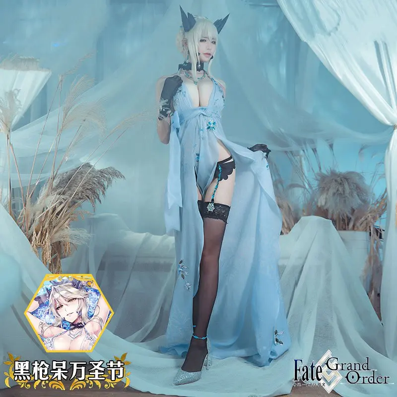 Костюм для косплея на Хэллоуин Altria FGO Fate Grand/Order костюм женское платье подарок |