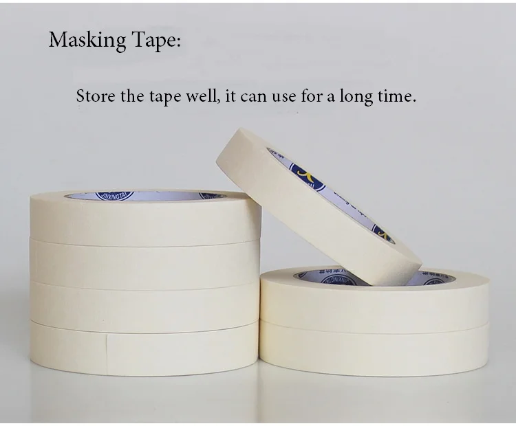 20Meters Long Masking Tape Beige Car Single Tape Spraying Wholesale House Oil Car Color Side for Painting, Adhesive Cheap
