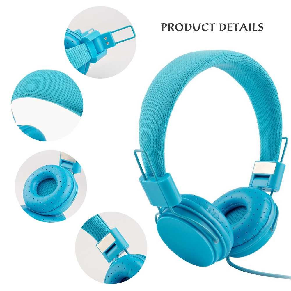 Wired Professional Studio Pro DJ Headphones With Microphone Over Ear HiFi Monitor Music Headset Earphone For Phone For PC