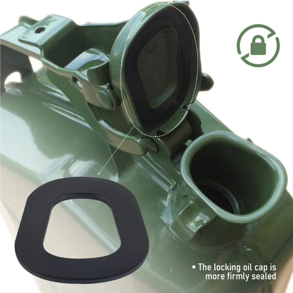 Fuel Can Rubber Seal Car Fuel Accessories 1/2/5Pcs Automobile Rubber Seal Gaskets Petrol Fuel Seal Oil Drum Gasket For Jerry Cans Petrol Canister 5/10/20 L
