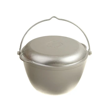 

Camping cauldron 4 l, with a frying pan lid