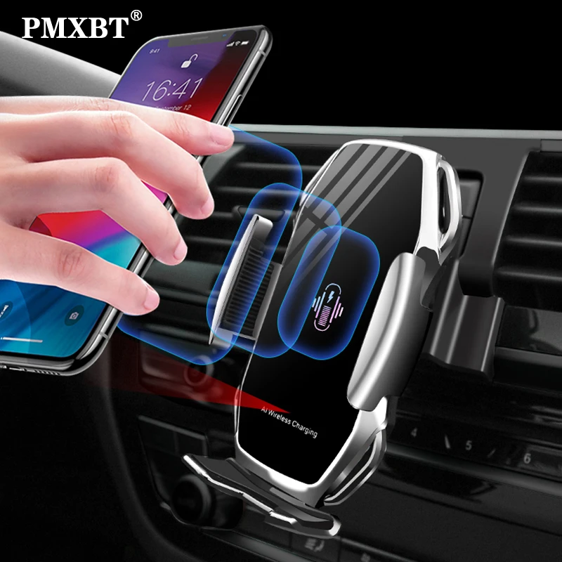 Автоматическое зажимное автомобильное беспроводное зарядное устройство PMXBT 10 Вт