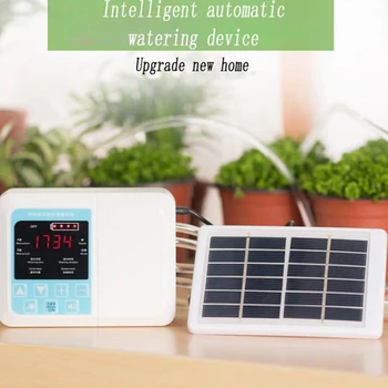 

Newest ligent Garden Automatic Watering Device Solar Energy Charging Potted Plant Drip Irrigation Water Pump Timer System