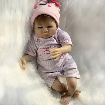 

18'' Series SDK Adorable Reborn Baby Doll Brain-Training Toy For Children Educational Toys Birthday Gift- Cloth Body (SDK-136R4)