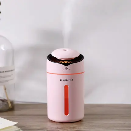 

300ml car diffuser cold fog air car air humidifier USB ultrasonic diffuser with 7 color LED lamp waterless automatic closing