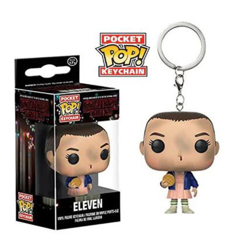 Funko Pop странные вещи Eleven фигурки Детские игрушки брелок