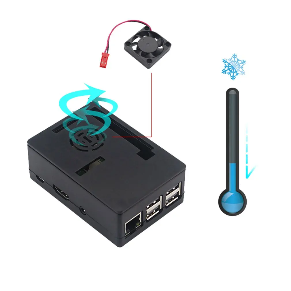 Универсальный чехол Raspberry pi 3 USB порт обновленный Премиум чехол Raspberry Pi предназначен для Raspberry Pi 3B+/3B/2B