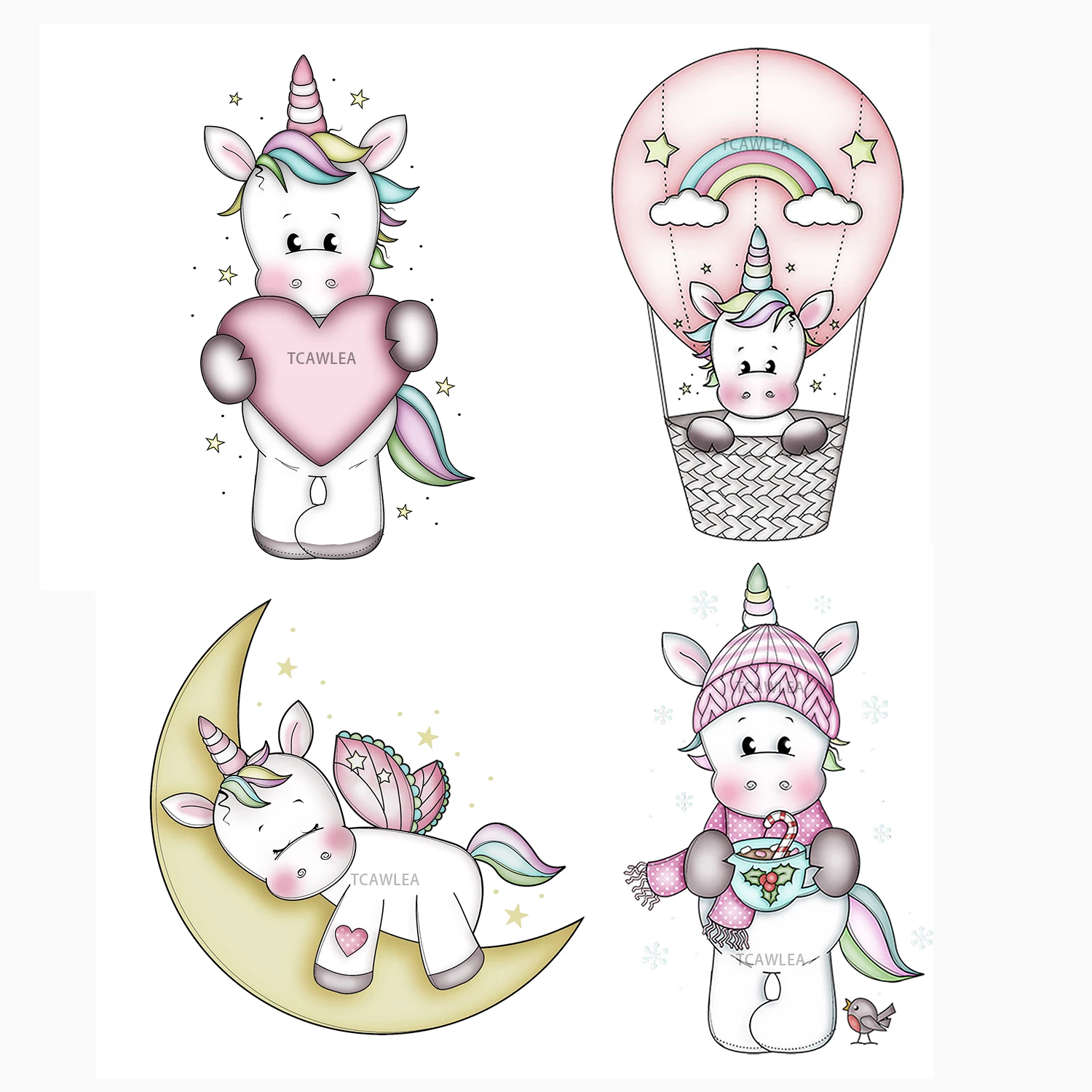 Lovely Unicorn Girl металлические режущие штампы кукла трафарет для DIY скрапбукинга