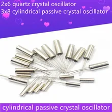 3x8 ressonador passivo cilíndrico do cristal 2x6quartz 32.768k 4mhz 6mhz 8mhz 12mhz 16mhz 10 pces Quente em Portugal, entrega rápida em 2 3 dias