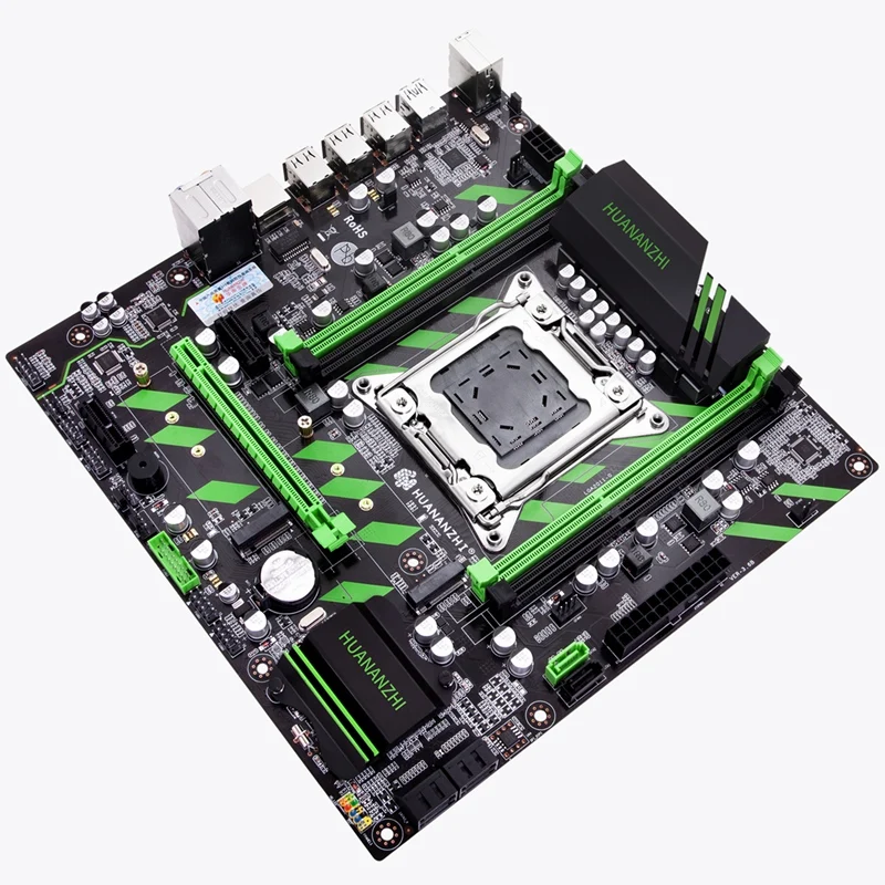 HUNNANZHI X79-ZD3 X79 M-ATX USB3.0 SATA3 PCI-E Накопитель SSD с протоколом NVME M.2 64G четыре Каналы Поддержка регистровая и ecc-память памяти и Ксеон E5 Процессор LGA 2011