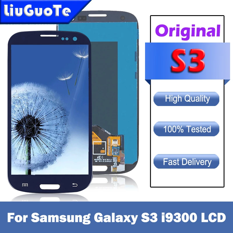 ЖК-дисплей 4 8 &quotдля Samsung Galaxy S3 LCD i9300 i9300i i9301 i9305 i747 с сенсорным экраном и