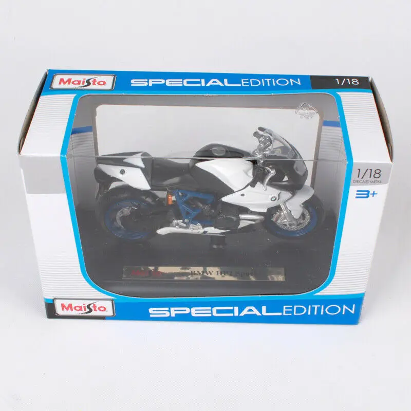 MAISTO 1:18 BMW HP2 спортивный мотоцикл велосипед литая модель игрушки в коробке