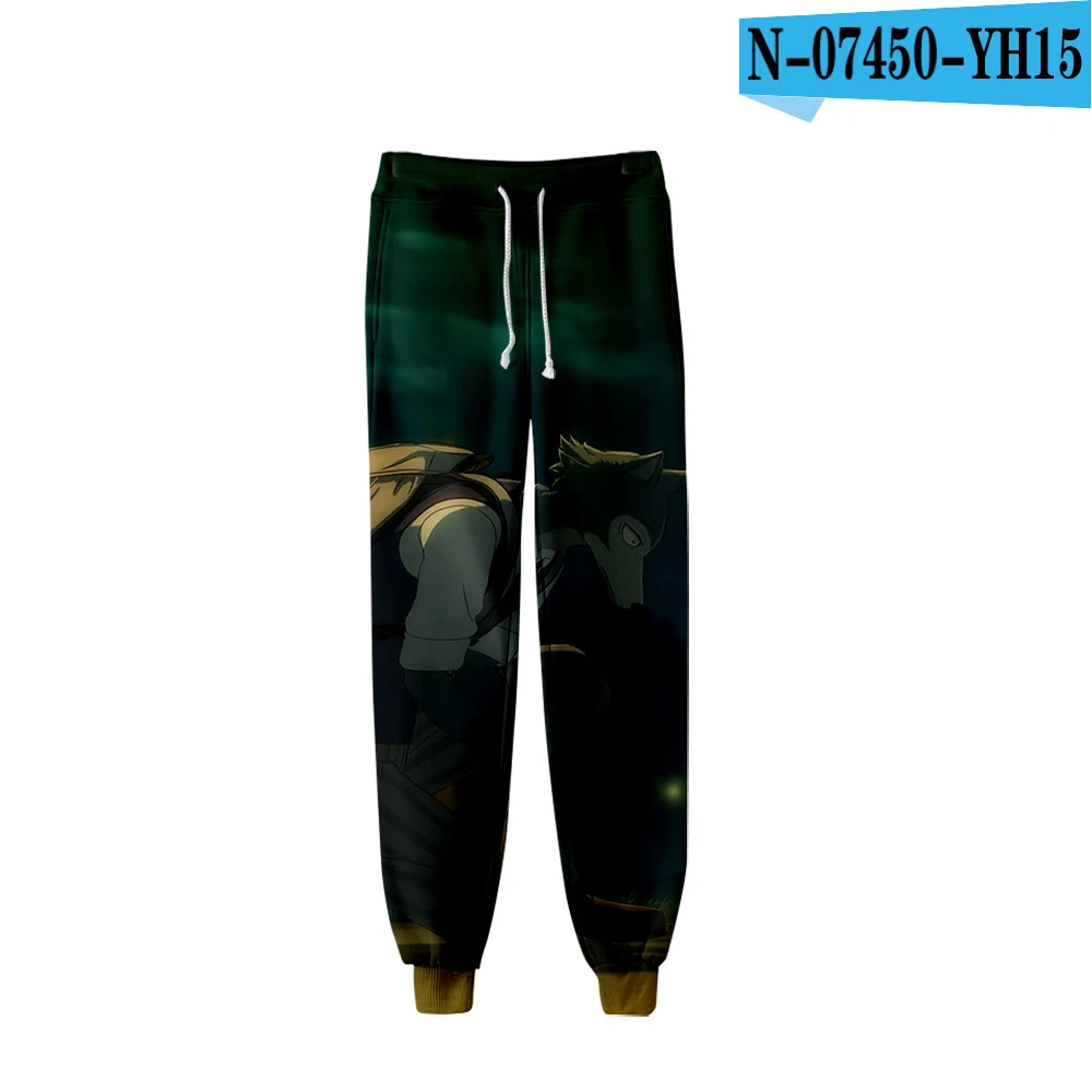 BEASTARS Warm Pop 3D Fashion High Quality Casual Pants Slim 2 - Цвет: Коричневый