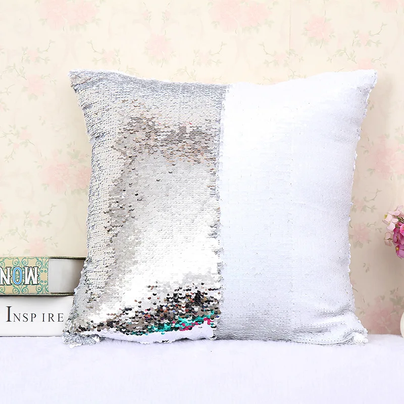 Двухцветный высекательный пресс машины для Sequin Подушка Чехол обесцвечиваясь и не два Цвета Лидер продаж на заказ простые современная новая мода домашняя Подушка Чехол смешной - Цвет: Color 10